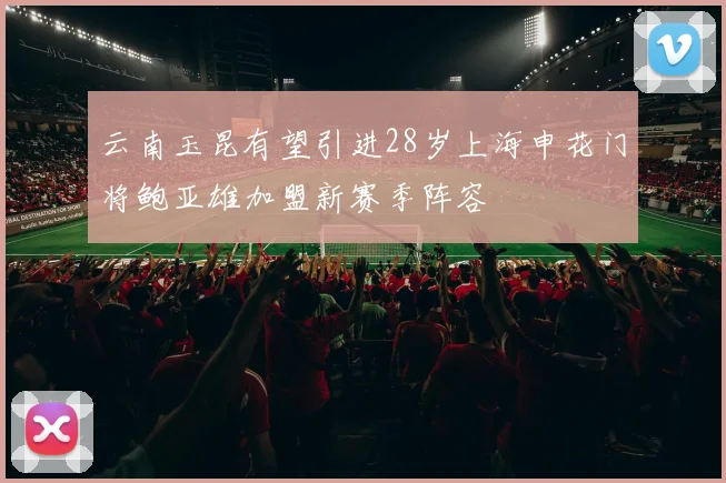 云南玉昆有望引进28岁上海申花门将鲍亚雄加盟新赛季阵容