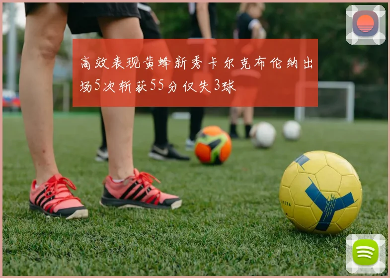 高效表现黄蜂新秀卡尔克布伦纳出场5次斩获55分仅失3球